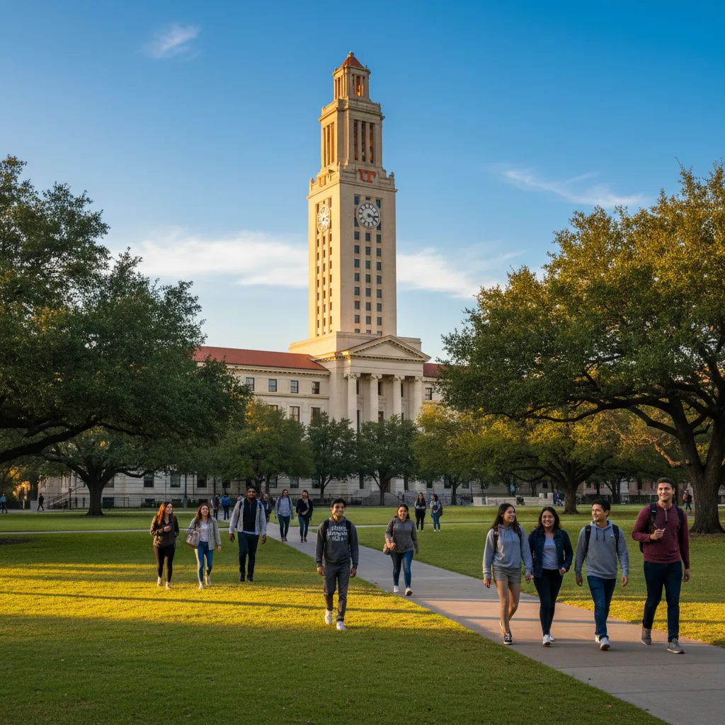 Universities in Austin TX skyline